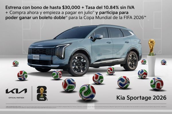 Kia Sportage 2026: Potencia y Sorteo Mundialista