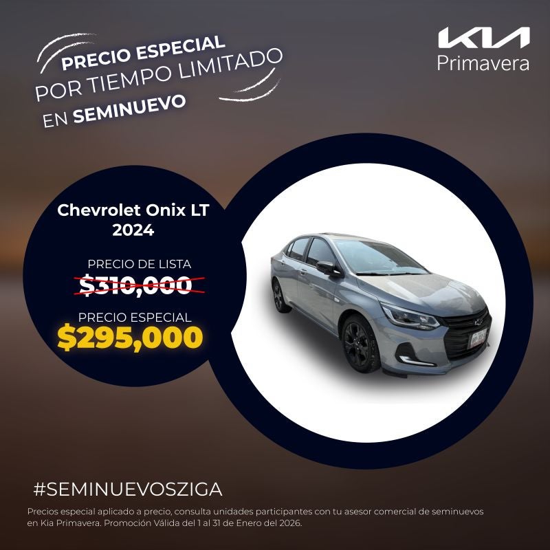 Chevrolet Onix 2024 a Precio Especial