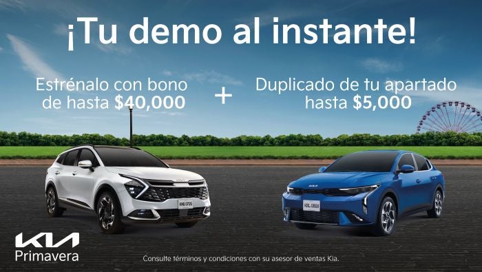 Estrena un Demo al Instante con Kia